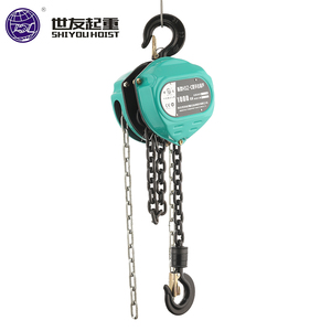 HSZ型1吨2吨3吨5吨手动手动葫芦，带G80链条小钢链块，用于手动提升 - Product Image 1