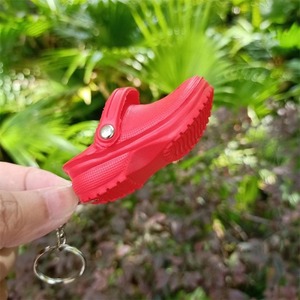 Bulk Customized <span class=keywords><strong>Shape</strong></span> Print Logo personalizados <span class=keywords><strong>Floating</strong></span> Foam 3D mini Shoe EVA chaveiro Chaveiros