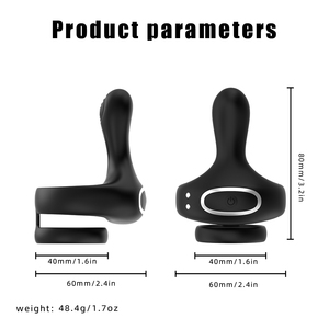 Adult APP Fernbedienung Paar Penis ring Spielzeug Vibrator Cockring Verzögerung Ejakulation Sexspielzeug für den Menschen - Product Image 5