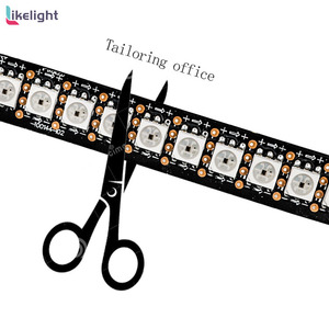 Высокая плотность, индивидуально SMD5050 RGB, Светодиодная лента apa102/SK9822, 144led/m с часами и кабелями для передачи данных - Product Image 3