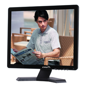 Monitor LCD cuadrado de 17, 19, 20 pulgadas, 12V, Industrial, con entrada de CC de 12v