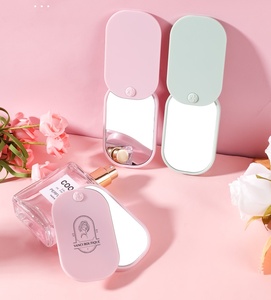 朗森定制批发便携式圆角矩形滑盖小型高清化妆镜 - Product Image 2