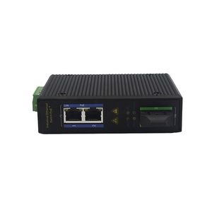 2-PORT 100/1000BASE ETHERNET + 1-PORT 1000BASE SC ตัวแปลงสื่ออุตสาหกรรมไฟเบอร์ออปติก - Product Image 3