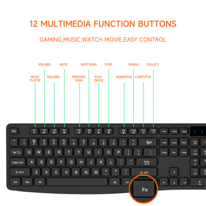 Factory Durable Plug and Play Wired <strong>Keyboard</strong> and <strong>Mouse</strong> Combo Ergonomic Design Laptop <strong>Keyboard</strong> <strong>Mouse</strong> Set Teclado Y <strong>Mouse</strong> - Product Image 3