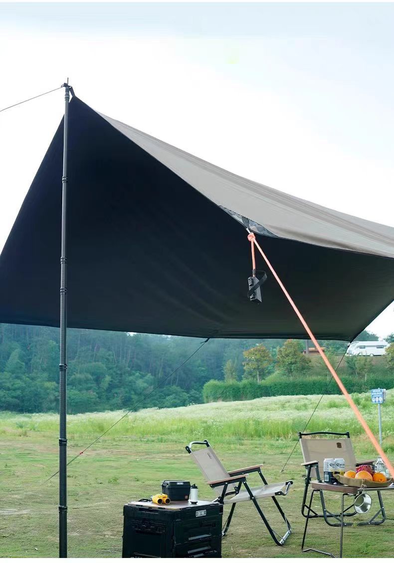 2.7 meters single piece (carbon fiber canopy)