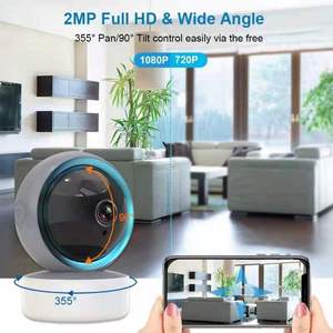 מצלמת <span class=keywords><strong>wifi</strong></span> מקורה מצלמה אבטחה ביתית חכמה עם ראיית לילה ופעילות התראות לשלוט מרחוק בטלפון החכם שלך