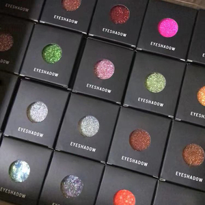 อายแชโดว์แวววาวแบบด้านเดียวฉลากส่วนตัวอัดเม็ดสีสูง - Product Image 1