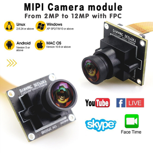 2MP a 12MP con FPC Gran Angular Starlight 1080P RPI Autofocus DSP, Mini USB2.0 RPI MIPI Módulo de cámara sin lente de distorsión