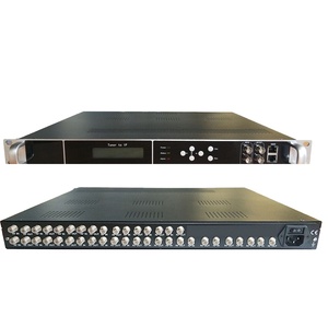 Sintonizador de 20 canales Tv Digital Satelital, Antena de Salida 2ASI, Sintonizador de Sistemas Iptv a Ip Gateway, Entrada DVB-C DVB-T, 2ASI - Product Image 1