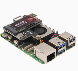 Raspberry Pi 5 PCIe zu M.2 NVMe M.2 SSD-Erweiterungs karte X1003 Hochgeschwindigkeits-Plug-and-Play-Entwicklungs platine für thermisches Design - Product Image 1