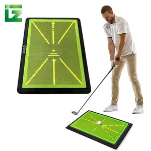 Factory Custom Golf Training Mat with Swing <strong>Detection</strong> <strong>Function</strong>, Rubber Bottom Display Swing Path Quality Outdoor/indoor Golf Mat - Product Image 1