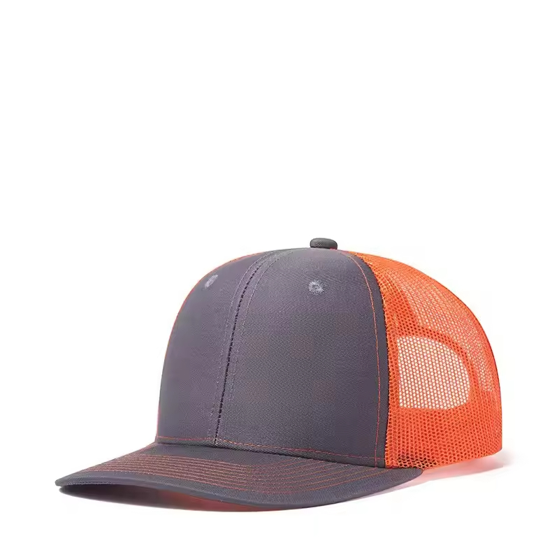 Charcoal + orange mesh