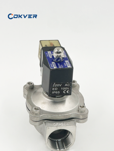 Van điện từ màng ngăn bằng thép không gỉ COKVER 12V 24V áp suất cao 220V 110V dùng cho nước và khí - Product Image 6