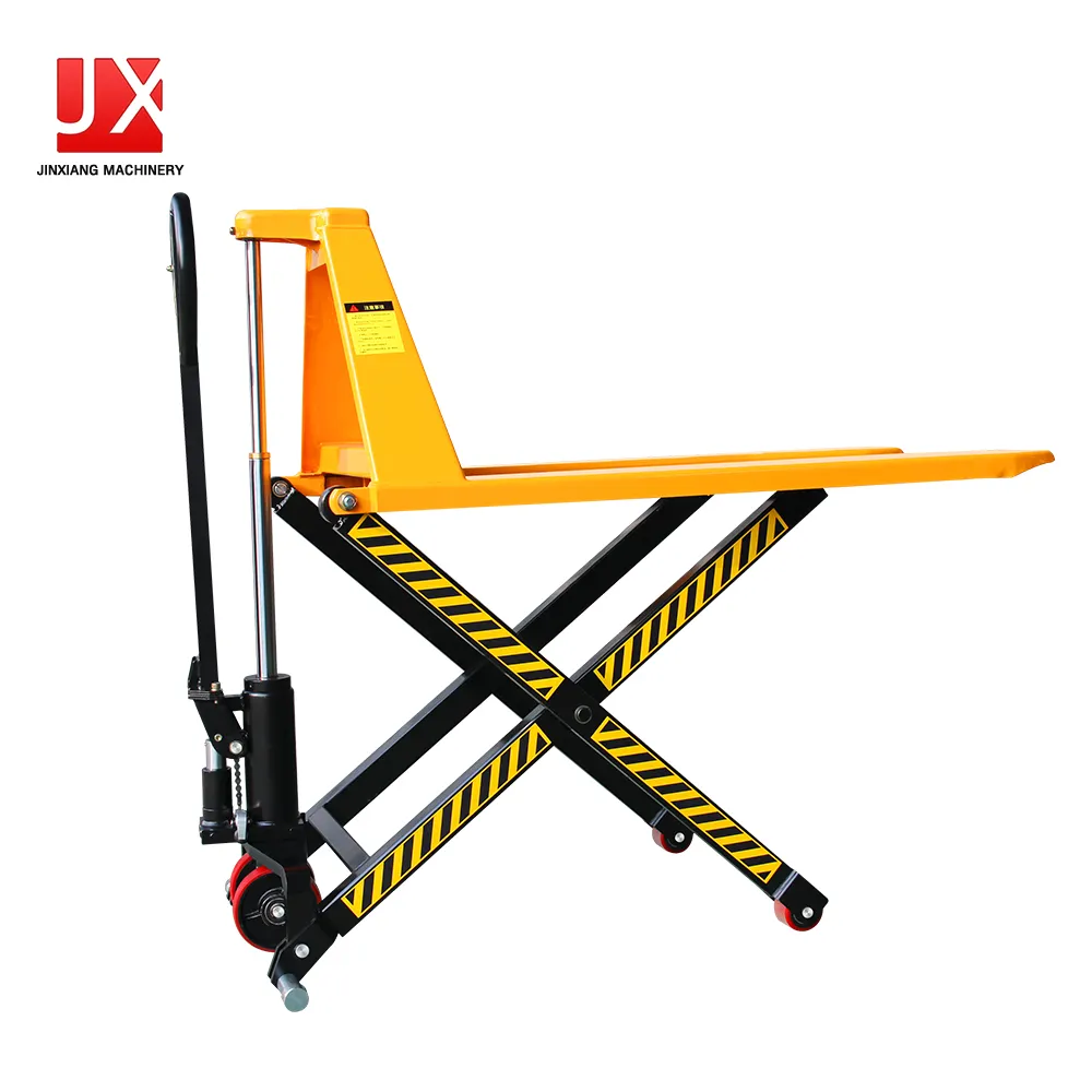 1500kg small pallet jack hydraulic scissor hight lift pallet truck trolley pallet truck with lifting table