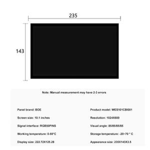 10,1 дюймов вертикальный Mipi ЖК-экран 800*1280 Разрешение экран ноутбука Jingdong боковой дисплей экран ЖК-модуль изготовленный на заказ завод - Product Image 3