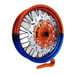 MOQ 1セットEXC SXF EXC/SXF 125 250 400 500 17インチ対応スーパーモトホイールオートバイホイールセット - Product Image 5
