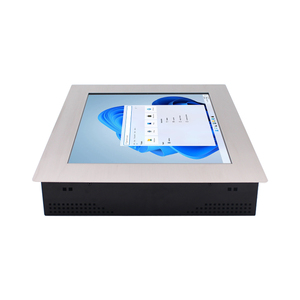 15&quot; Stainless Steel Panel Resistive Touch Monitor 24V DC Input <strong>Embedded</strong> Mount <strong>LCD</strong> <strong>Display</strong> for Marine/Kitchen/Vending Machine - Product Image 4