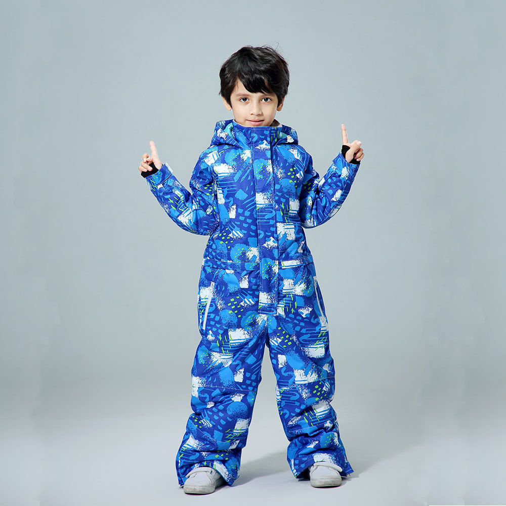 Boule de neige bleue enfant
