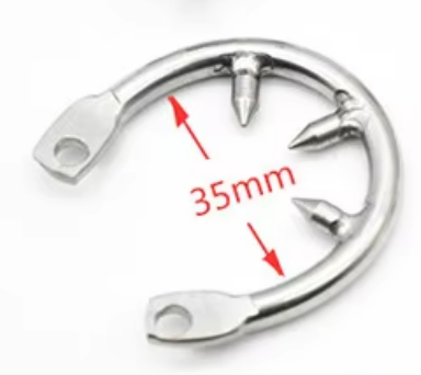 Silver anti breakaway ring