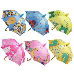 多个自定义3D卡通动物设计儿童儿童伞长柄防晒防雨伞 - Product Image 3