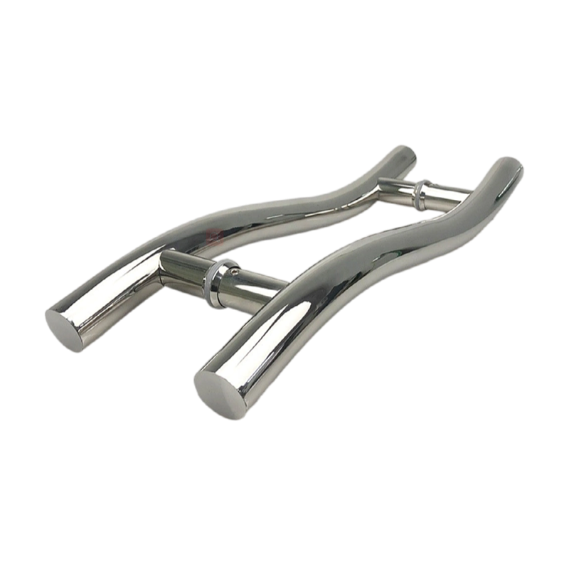 High Quality Manufacturer Stainless Steel S Type Glass Door Handle Antique Wooden Glass Door Handle