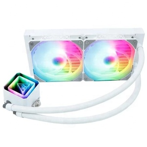 OEM ısı dağılımı servis sağlayıcı fabrika PC su soğutma çözümü özelleştirilmiş ODM beyaz 360 bilgisayar su soğutma soğutucu - Product Image 2