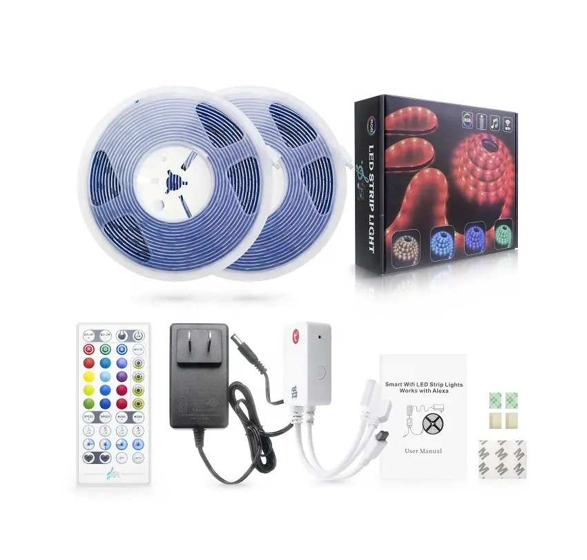 Heiße 10m Tuya Smart WiFi Musik RGB LED Streifen Licht Kit PST-WD301210