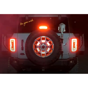 ไฟล้อสำรองสำหรับฟอร์ด Bronco 2021 2022 2023 2/4ประตู Plug And Play Wheel Light 3rd เบรคที่สามไฟแดงสด - Product Image 5