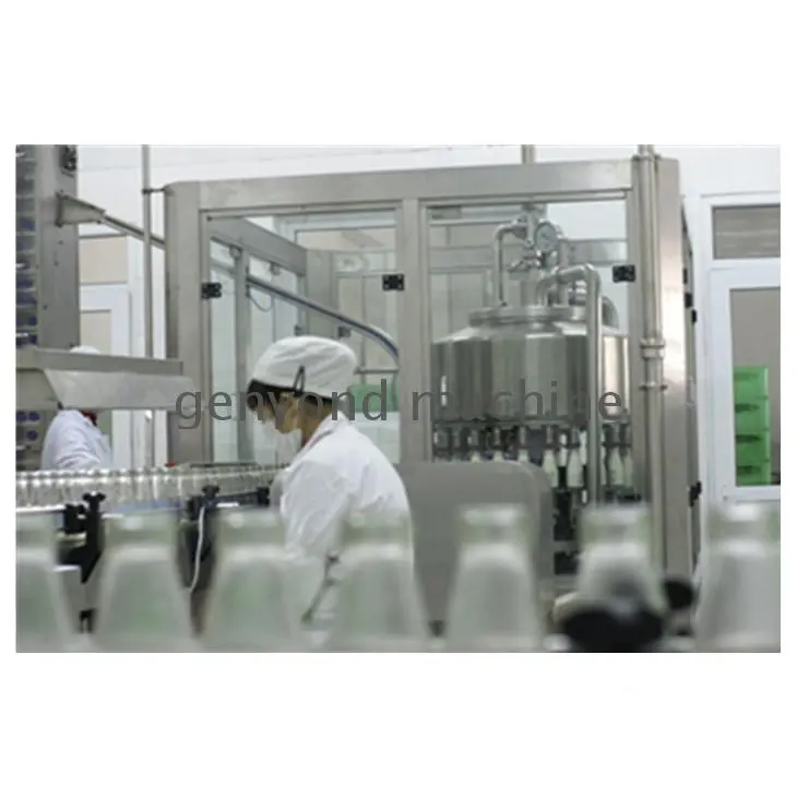 Usine Shanghai Genyond usine de lait pasteurisé complète équipement de fermentation de yaourt faisant la machine ligne de transformation laitière