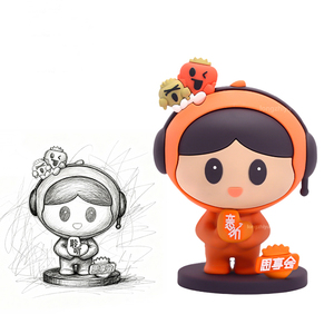 Longzhiyu Nhà Máy Trực Tiếp Tùy Chỉnh 3D Mềm PVC Phim Hoạt Hình Hình Cá Nhân Vinyl Nhân Vật Đồ Chơi Cho Trẻ Em Và Thu gom - Product Image 4