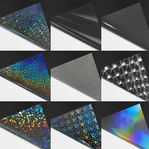 Nhà Máy Bán buôn 80mic trang trí Holographic cán lạnh cán phim cho quảng cáo Poster vật liệu - Product Image 3