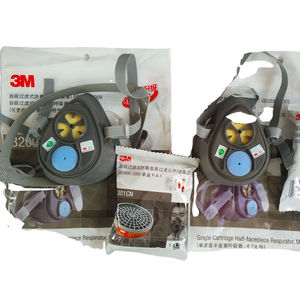 3m 3200 solunum koruma kimyasal silikon sanayi emek yarım yüz maskeleri Anti hava kirliliği 3200 püskürtücüler - Product Image 1