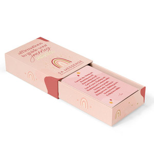 Custom Printing Affirmation Cards Packaging Box for Affirmation Cards
