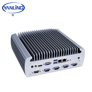 Yanling-potente ordenador industrial Sin ventilador, pc integrado con procesador intel i9-9900T, 35W - Product Image 2