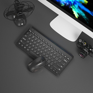 Miniteclado y ratón inalámbricos para oficina en casa, conjunto de teclado y ratón para ordenador portátil - Product Image 5