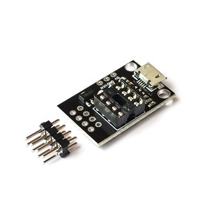 Placa de programación de desarrollo enchufable, Micro USB, ATtiny13A/ATtiny25 /ATtiny45/ATtiny85 - Product Image 1