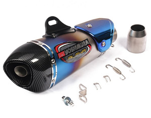 Universal 51mm Motorcycle Alpha Exhaust Muffler Pipe for R3 R25 Ninja250 300 400 <strong>K8</strong> K9 ZX6/10R