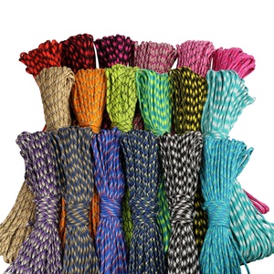 Cuerda de poliéster de nailon de color trenzado de 1mm-20mm personalizada, cuerda trenzada 550 350 Paracord - Product Image 3