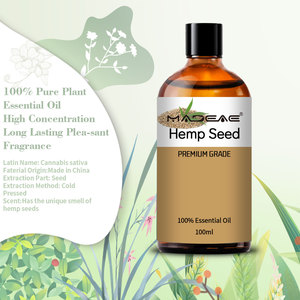 Kenevir Essentailn yağ toplu fiyat soğuk preslenmiş 100% saf ham vücut bakımı - Product Image 3