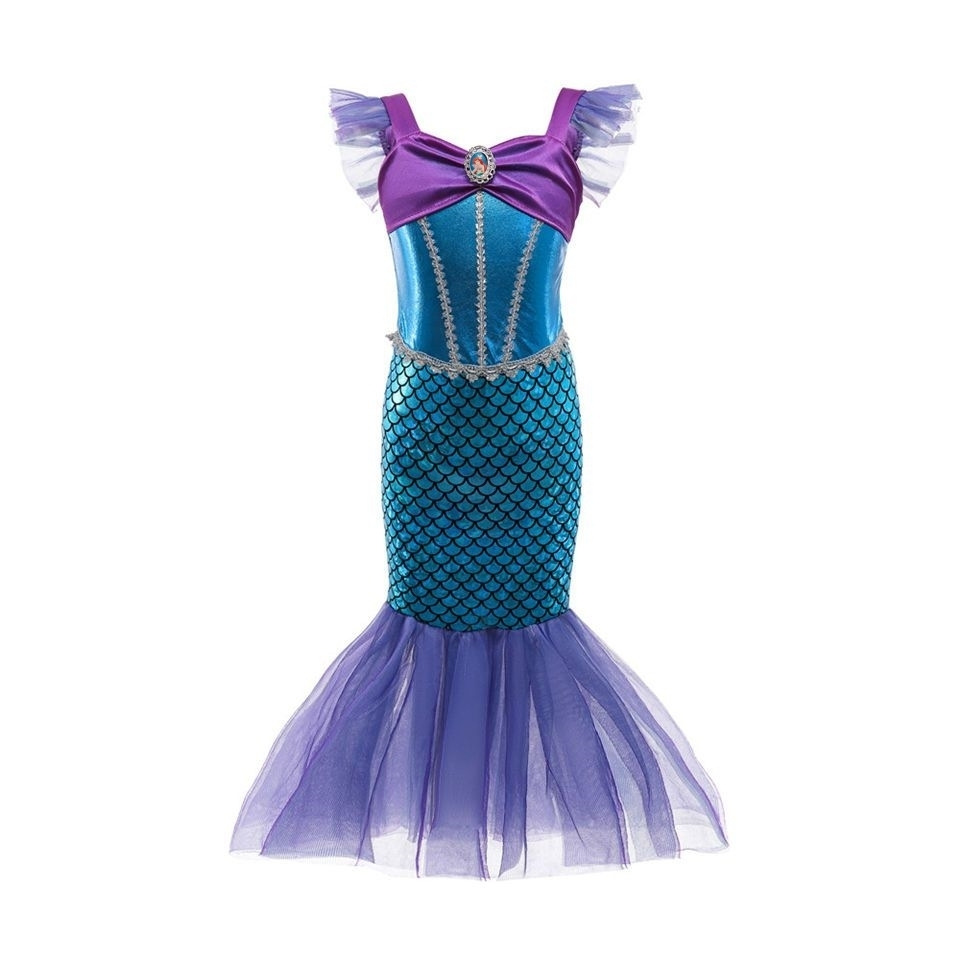Abito da principessa viola sirena