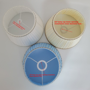 台灯灯罩外壳E27现代织物卧室床头灯落地灯灯罩配件 - Product Image 6