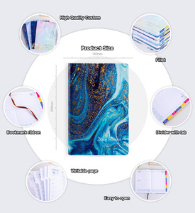 Agenda del taccuino con Logo personalizzato lista di cose da fare mensile non datata e libro settimanale del diario aziendale del Thread del Planner - Product Image 2
