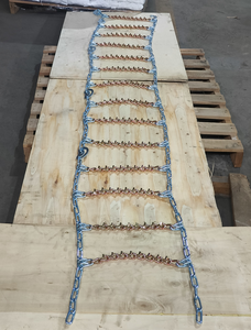 22.5 Inch V Loại Tuyết Lốp Chuỗi Thích Hợp Cho Bán Trailer Xe Tải Lốp Khẩn Cấp Kéo Chuỗi Tuyết Duy Nhất Đôi Bánh Xe - Product Image 2