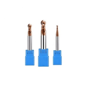 Top burun konik End Mill R0.25-R10 karbür CNC Router ısırıkları karbür çelik kesme aracı 1 2 4 5 6 8 mm 2 flüt freze kesicisi - Product Image 1