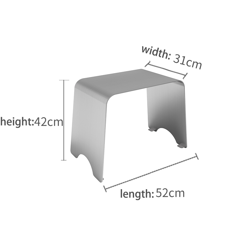 Sedie in lamiera d'acciaio