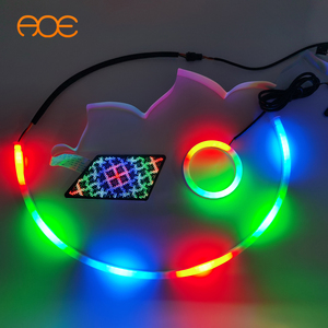 แผงจอแสดงผล LED 12V แบบไดนามิกสำหรับไฟหน้ารถยนต์แบบไดนามิกปรับแต่งข้อความในรูปแบบ DIY