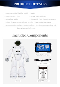 JJRC R18 Intelligent RC Roboter 2.4G Gesten-Sensor intelligente Programmierung automatische Präsentation RC-Spielzeuge Tanz Musik Lieder Licht - Product Image 6