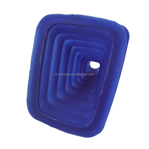 模制定制柔性硅胶三元乙丙橡胶NBR NR矩形方形橡胶波纹管 - Product Image 3