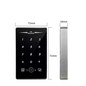 Escáner de código de barras 2D 125Khz ID EM RFID Lector de código QR con Wiegand RS232/485 UART para sistema de controlador de acceso de puerta TCP/IP