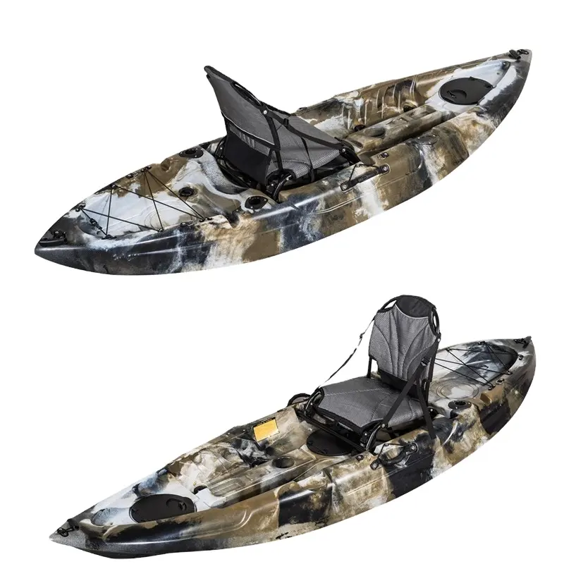 Kerajinan Waterplay Murah Plastik Rotomolded Perahu Kayak Memancing dari Kuer Kayak